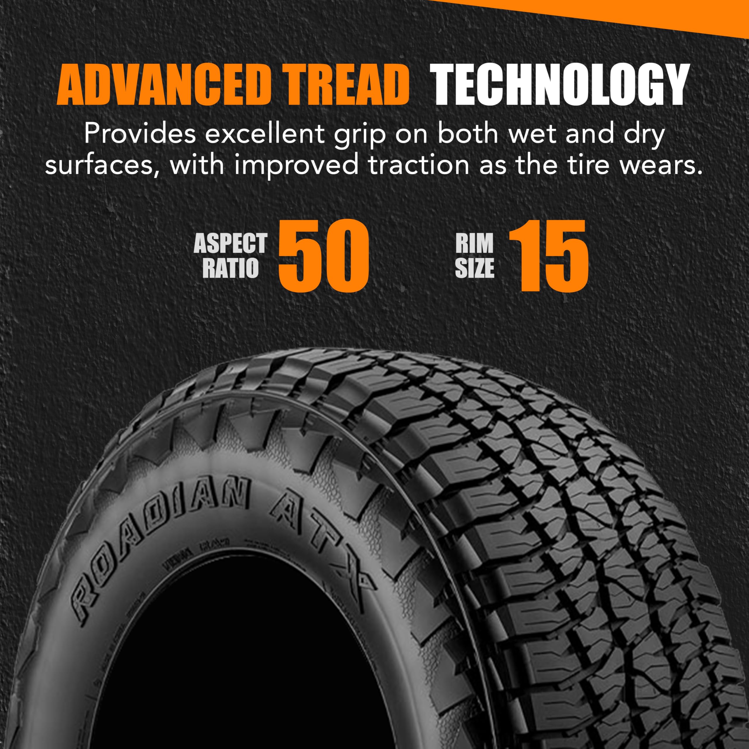 31X10.50R15 6P 109S Nexen Roadian ATX All Terrain Tires, Light